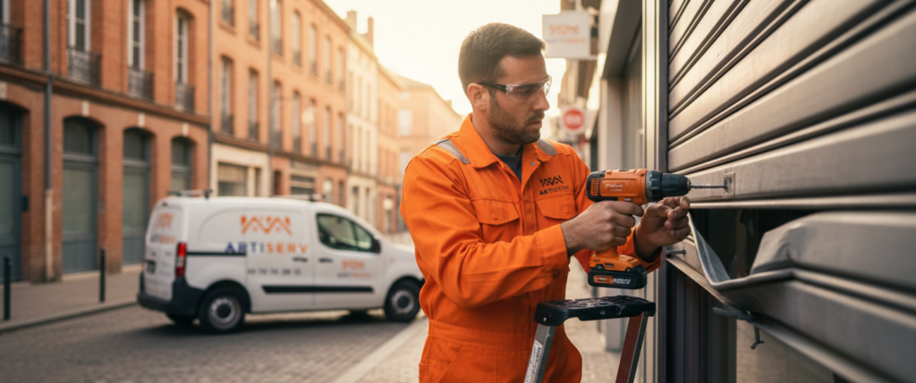 Dépannage rideau métallique