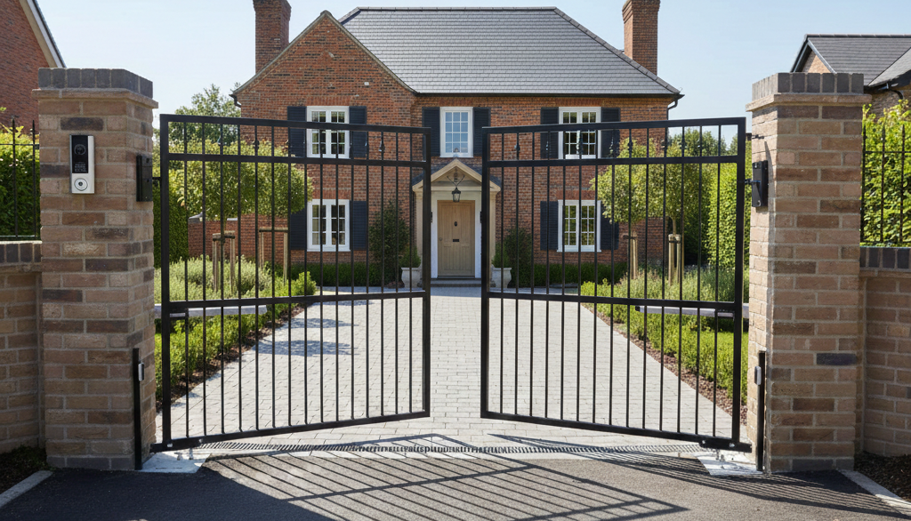 Portail à battant motorisation enterrée