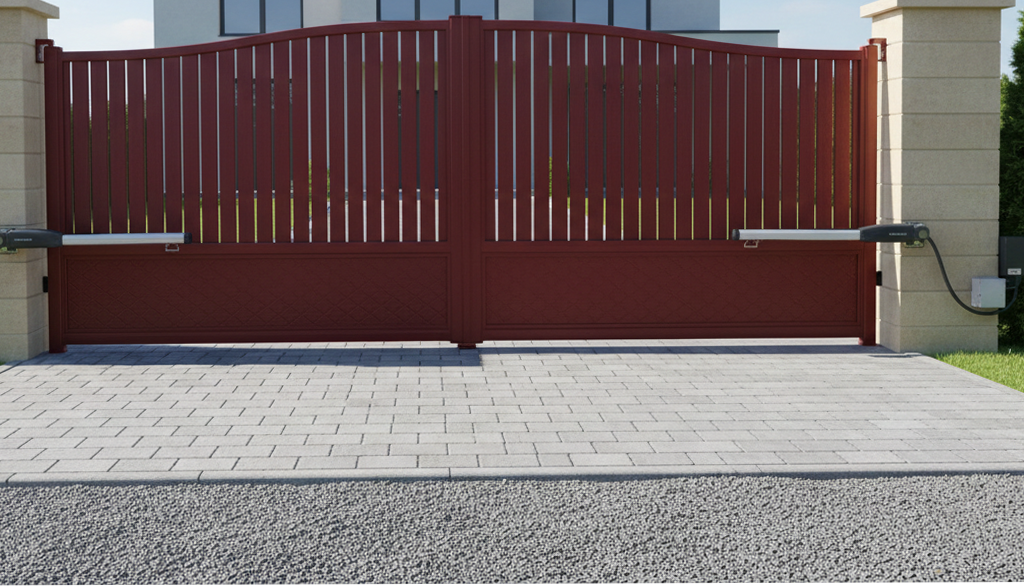 Portail à battant motorisation verrin